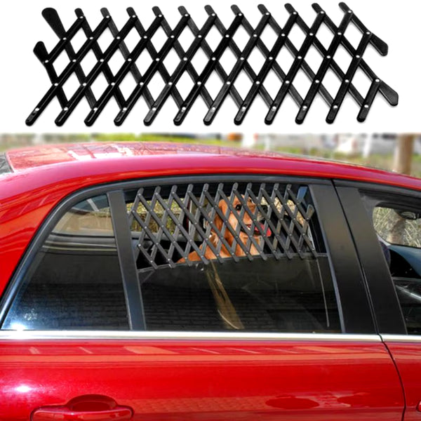 Expandable Pet Dog Car Window Ventilation Safe Guard Grill for Dogs Travel Window Gate Magic-Gate Pet Fences Vent Window Product