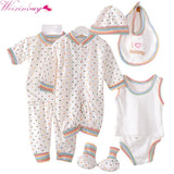 8PCS Newborn Baby Clothing Set Tracksuit Infant Boy Clothes Children Cloth Suit New Born Toddler Girl Boy Baby Clothing Sets