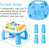 Baby Musical Toys 6 to 12 Months Early Educational Activity Table for Toddlers 1-3 Learning Table Baby Boy Girls Toys 12-18 Months Best Birthday Gifts 9.6X8.6X6.0 Inches