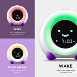 Ready to Rise Children'S Sleep Trainer Night Light and Sleep Sounds Machine Alarm Clock