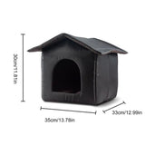 Waterproof Outdoor Pet House Thickened Cat Nest Tent Cabin Pet Bed Tent Shelter Cat Kennel Portable Travel Nest Pet Carrier