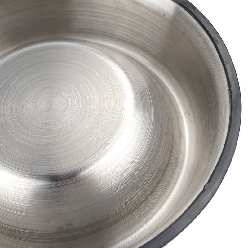 Stainless Steel Pet Dog Bowl Non-Slip Durable Anti-Fall Dogs Feeding Drinking Bowls Cat Puppy Feeding Supplies Small Dog Product