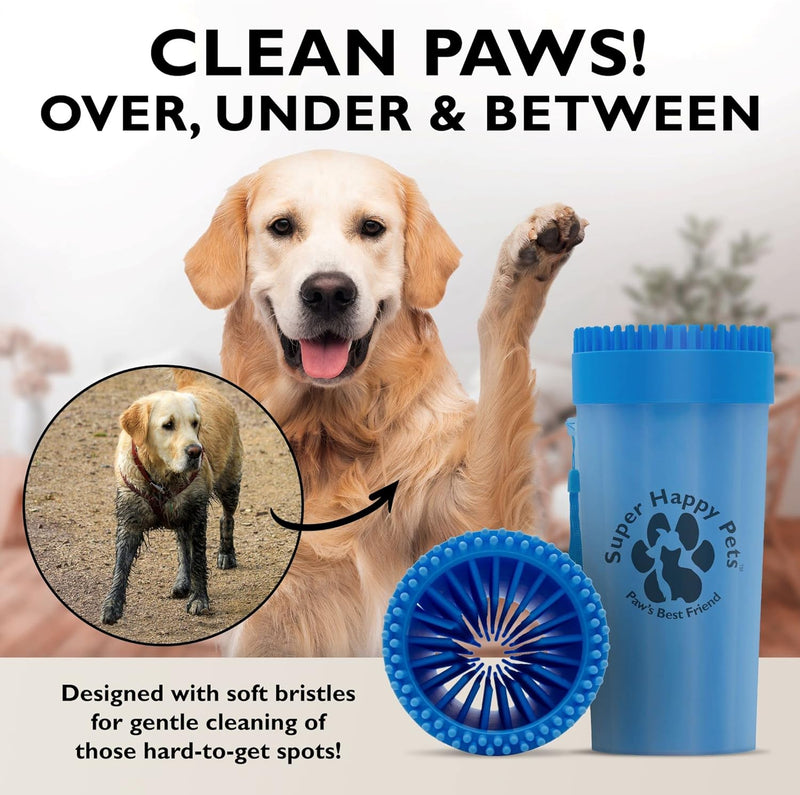 Dog Paw Cleaner for Large Dogs Makes Washing Muddy Paws EASY! Paws' Best Friend Makes  and Super Happy Owners! Special Extra Large Size for Even the BIGGEST Furries!