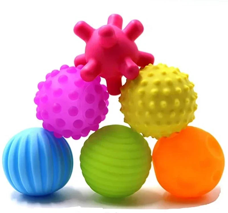 Baby Sensory Developmental Toy Ball, Montessori Sensory Games Toys, Make Sounds Stress Ball, Baby Multi Soft Tactile Toys Ball