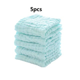 Baby Muslin Washcloths Soft Newborn Baby Face Towel for Sensitive Skin- Baby Registry as Shower