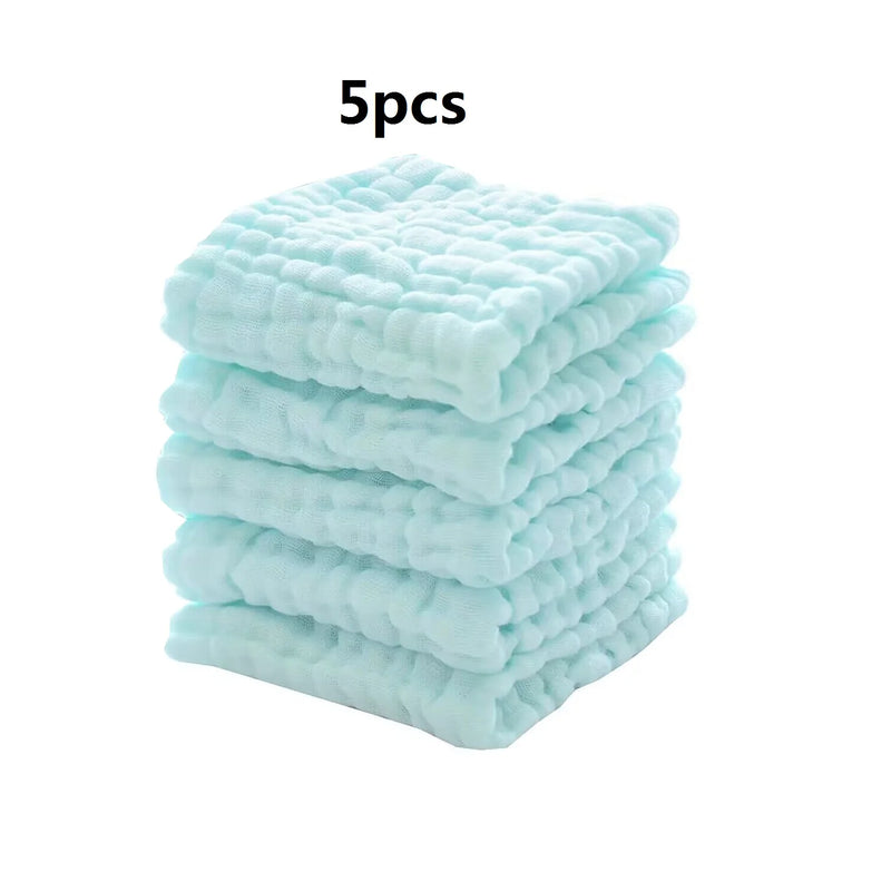 Baby Muslin Washcloths Soft Newborn Baby Face Towel for Sensitive Skin- Baby Registry as Shower