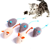 4Pcs/Lot Plush False Mouse Mice Cat Toys Supplies Pet Product for Fun Playing Toys for Kitten Animal Accessories Set Product