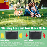 Waterproof Electronic Pet Fence System Containment Dog Training Collar Electric Dog Fence Pet Accessories Sound Shocked Collar