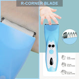 Baby Clippers Hair Quiet Electric Baby Hair Trimmer with Cute Hairdressing Cape for Kids Waterproof Rechargeable Cordless Haircut Kit for Toddler Kids