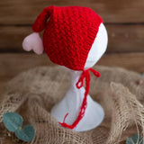 Vintage Newborn Photography Props Hat Hand Knitted Sleep Bonnet Crochet Baby Star Hat Photo Product