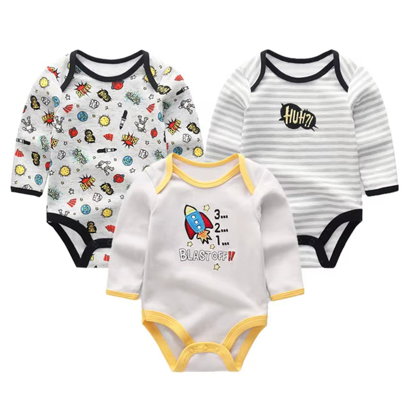 Baby Clothing 2022 Winter Newborn Jumpsuits Baby Boy Girl Romper Long Sleeve Infant Ropa Bebe Clothes O-Neck Baby Product