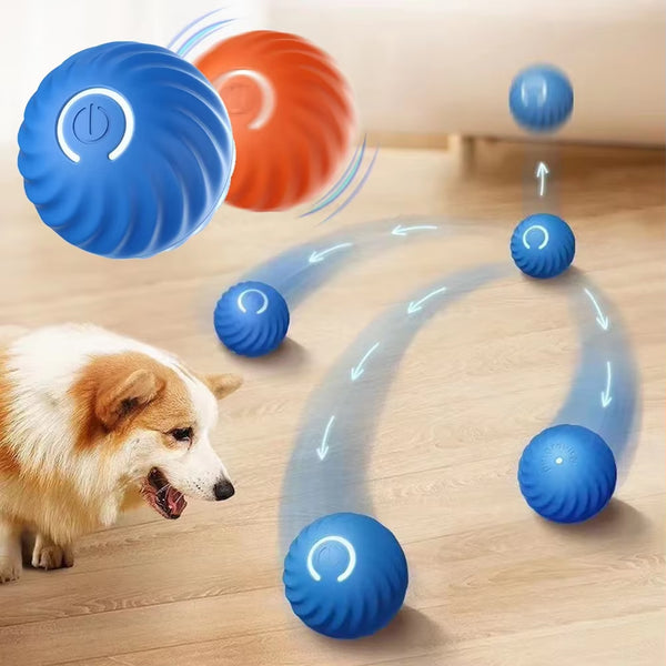 Smart Dog Toy Ball Automatic Moving Bouncing Rolling Ball Electronic Interactive Pet Toy for Puppy Birthday Gift Dog Cat Product