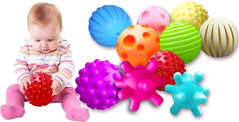 Baby Sensory Developmental Toy Ball, Montessori Sensory Games Toys, Make Sounds Stress Ball, Baby Multi Soft Tactile Toys Ball