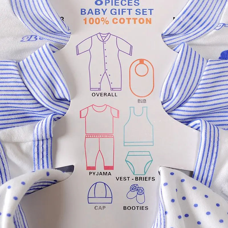 8PCS Newborn Baby Clothing Set Tracksuit Infant Boy Clothes Children Cloth Suit New Born Toddler Girl Boy Baby Clothing Sets