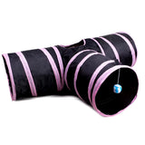 5/4/3Holes Cat Tunnel Tube Funny Kitten Toys Foldable Toys for Cat Interactive Cat Training Rabbit Animal Play Games Pet Product