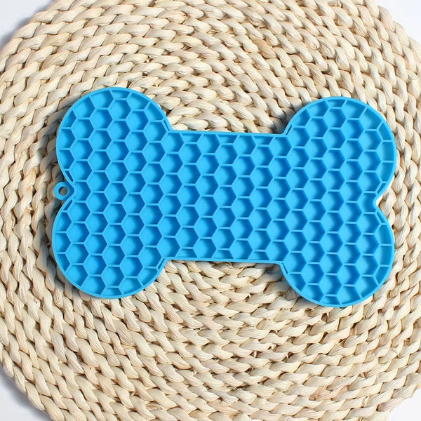 Silicone Licking Pad Pet Dog Lick Pad Bath Peanut Butter Slow Eating Licking Feeder Cat Lickmat Feeding Dog Lick Mat Pet Product