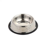 Stainless Steel Pet Dog Bowl Non-Slip Durable Anti-Fall Dogs Feeding Drinking Bowls Cat Puppy Feeding Supplies Small Dog Product