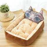 Cute Dog Bed for Small Large Dogs Cushion Luxury Dog Bed House Sofa Pet Product Plush Dog Accessories Pitbull Chihuahua