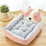 Cute Dog Bed for Small Large Dogs Cushion Luxury Dog Bed House Sofa Pet Product Plush Dog Accessories Pitbull Chihuahua