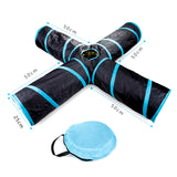 5/4/3Holes Cat Tunnel Tube Funny Kitten Toys Foldable Toys for Cat Interactive Cat Training Rabbit Animal Play Games Pet Product