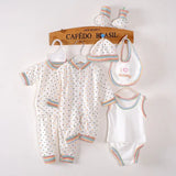 8PCS Newborn Baby Clothing Set Tracksuit Infant Boy Clothes Children Cloth Suit New Born Toddler Girl Boy Baby Clothing Sets