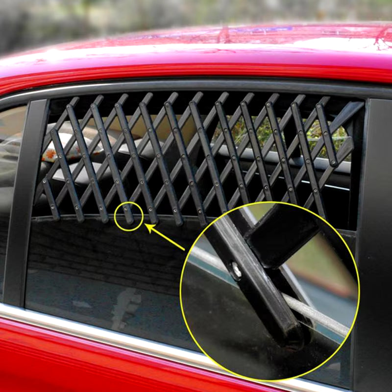 Expandable Pet Dog Car Window Ventilation Safe Guard Grill for Dogs Travel Window Gate Magic-Gate Pet Fences Vent Window Product