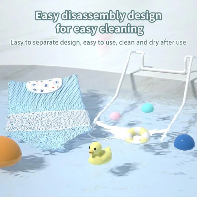 Newborn Bath Tub 56X25Cm Non-Slip Skin-Friendly Cartoon Arc Hook Design Baby Accessories Baby Bath Rack 1 Set Cute Baby Product