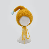 Vintage Newborn Photography Props Hat Hand Knitted Sleep Bonnet Crochet Baby Star Hat Photo Product