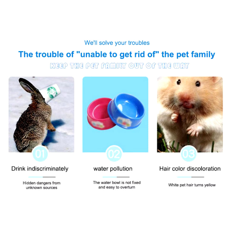 80/125ML Pet Water Bottle Rabbit Rat Hanging Water Dispenser Guinea Pig Drinking Bottles Small Pet Product Hamster Accessories