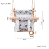 9 Style Baby Garden Swing Chair Wooden Children Kindergarten Toy Outdoor Safety Swing Parent-Child Interactive Toys Kids Product