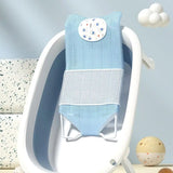 Newborn Bath Tub 56X25Cm Non-Slip Skin-Friendly Cartoon Arc Hook Design Baby Accessories Baby Bath Rack 1 Set Cute Baby Product