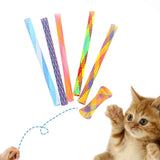 Pet Cat Toy Cat Wand Fluffy Feather with Bell Sucker Cat Stick Toy Interactive Toys for Kitten Cats Hunting Exercise Pet Product