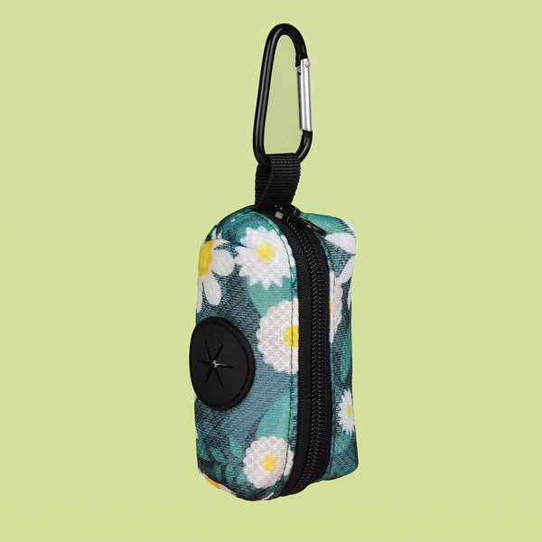 Abstract Designer Print Cute Design Pet Poop Bag Holder Dispenser without Poop Bag and Leashes Can Attached with Any Dog Leashes