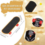 Hot Selling Pet Helmet Skateboard Set of 3 Pet Engineering Hat Hard Hat Hamster Lizard Parrot Toy, Summer Savings Clearance