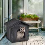 Waterproof Outdoor Pet House Thickened Cat Nest Tent Cabin Pet Bed Tent Shelter Cat Kennel Portable Travel Nest Pet Carrier