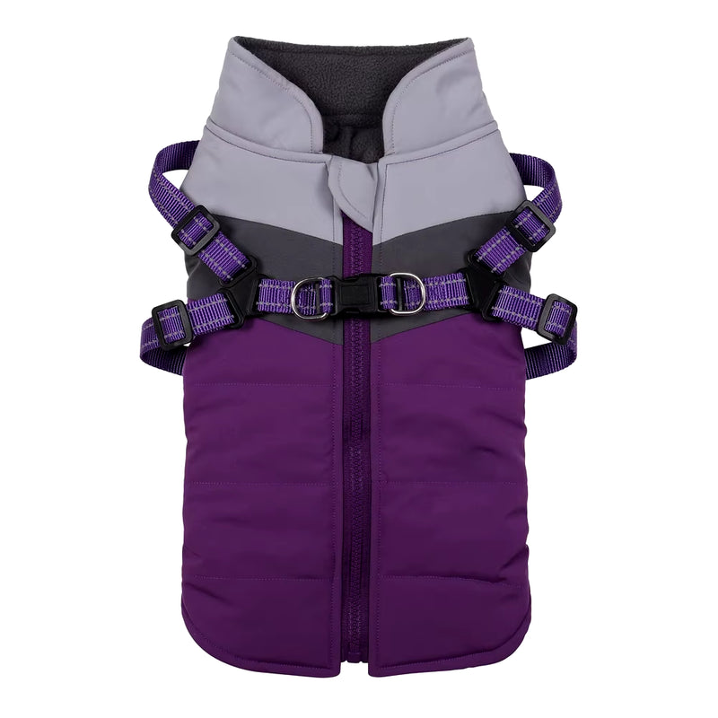 Ultimate Waterproof Insulated Dog Jacket with Harness