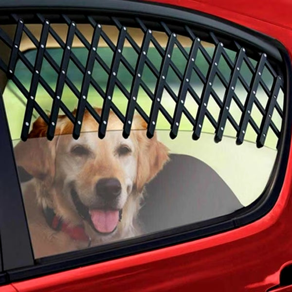 Expandable Pet Dog Car Window Ventilation Safe Guard Grill for Dogs Travel Window Gate Magic-Gate Pet Fences Vent Window Product