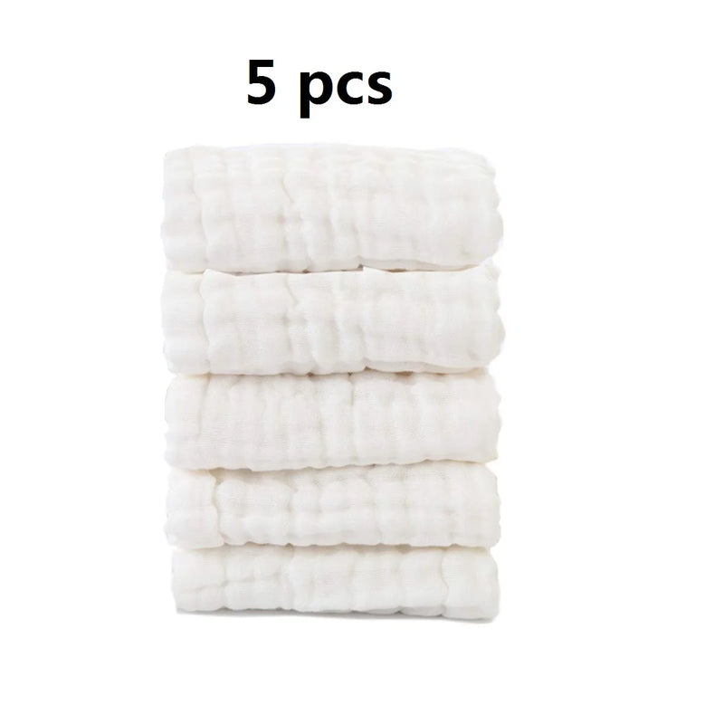 Baby Muslin Washcloths Soft Newborn Baby Face Towel for Sensitive Skin- Baby Registry as Shower