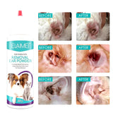 Pet Ear Powder Painless Hair Removal Powder Pet Health Care Ear Cleaner Odor Removal Pet Accessories for Dogs