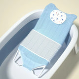 Newborn Bath Tub 56X25Cm Non-Slip Skin-Friendly Cartoon Arc Hook Design Baby Accessories Baby Bath Rack 1 Set Cute Baby Product