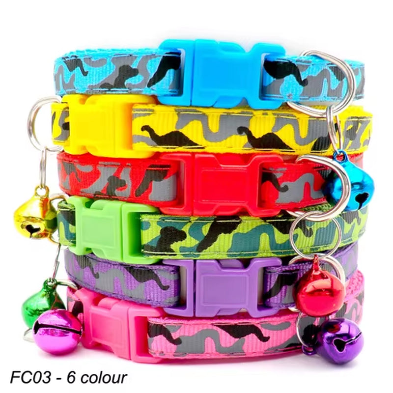 Wholesale 100Pcs Dog Collar with Bell Customize Adjustable Pet Product Accessories Buckles Cat ID Tag Bow Ties Rabbit Neckties