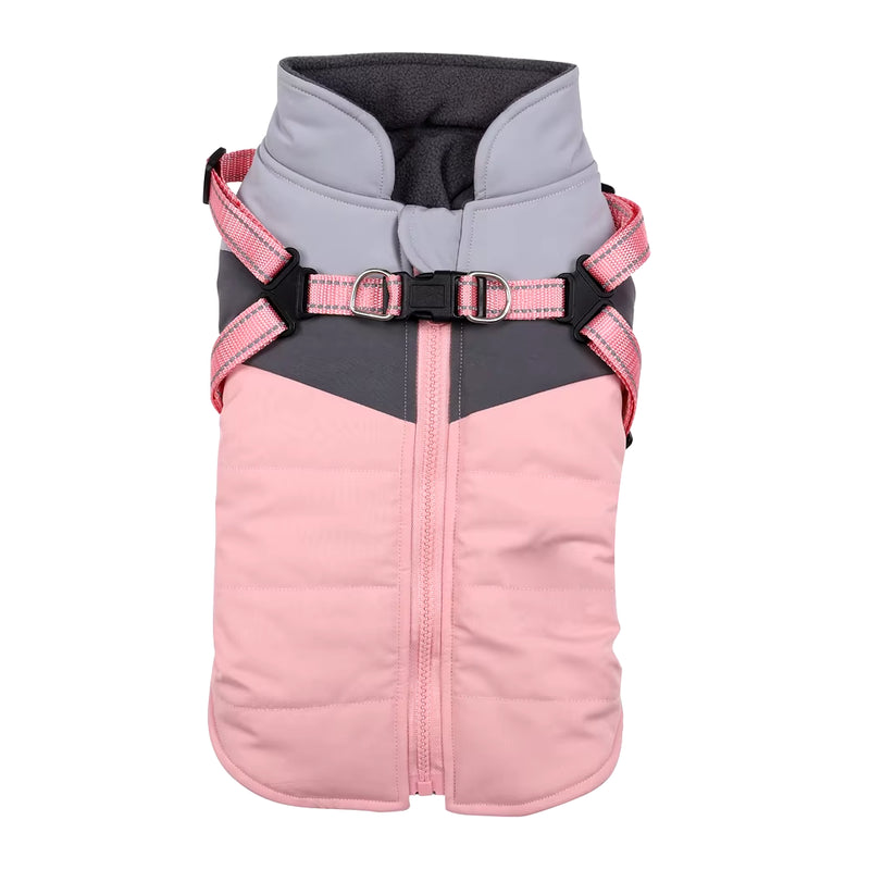 Ultimate Waterproof Insulated Dog Jacket with Harness