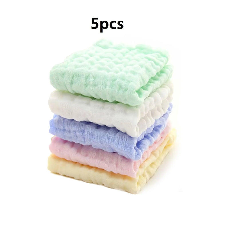 Baby Muslin Washcloths Soft Newborn Baby Face Towel for Sensitive Skin- Baby Registry as Shower