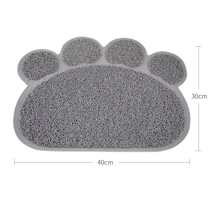 Waterproof Pet Litter Mat High Resilience Fiber Cat Layer Small Dog Feeding Pads Trapping Box Product Non-Slip Cats Accessories