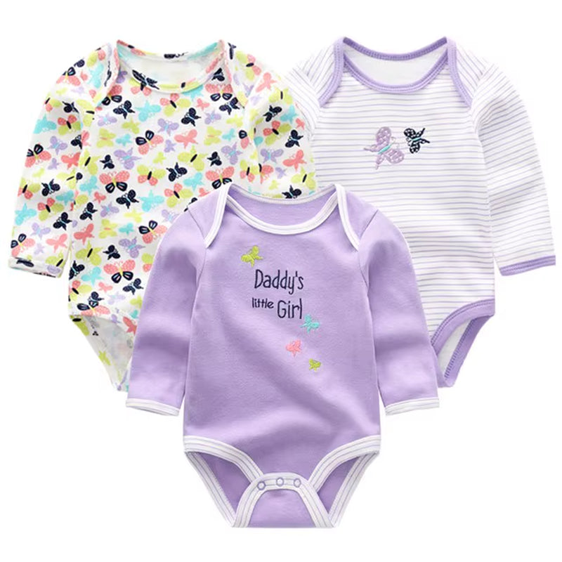 Baby Clothing 2022 Winter Newborn Jumpsuits Baby Boy Girl Romper Long Sleeve Infant Ropa Bebe Clothes O-Neck Baby Product