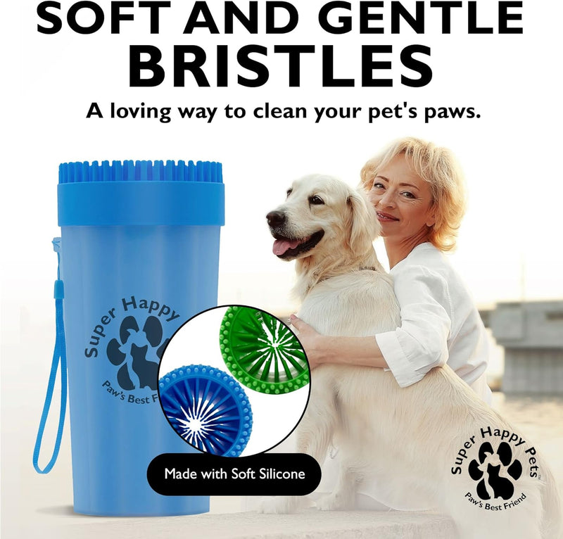 Dog Paw Cleaner for Large Dogs Makes Washing Muddy Paws EASY! Paws' Best Friend Makes  and Super Happy Owners! Special Extra Large Size for Even the BIGGEST Furries!