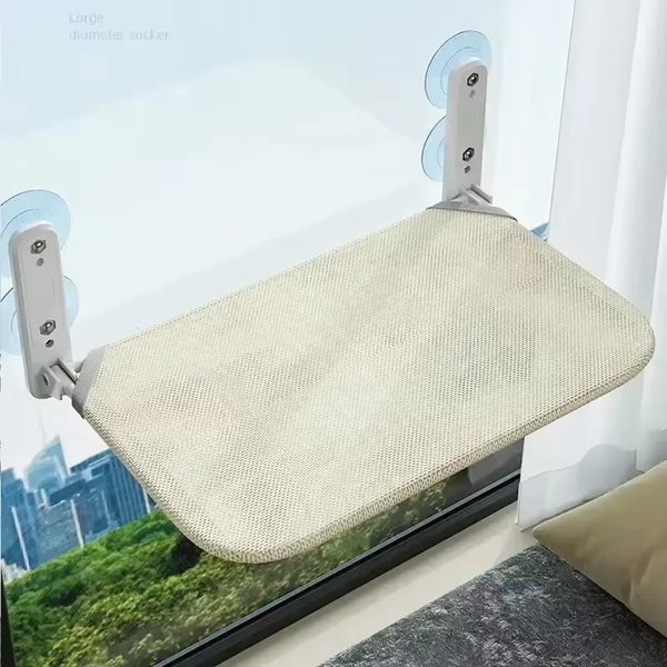 1 Pcs Foldable Cat Hammock Window Breathable Cloth Windowsill Cat Bed Capacity of 10KG Cat Litter Cat Accessories Cat Supplies