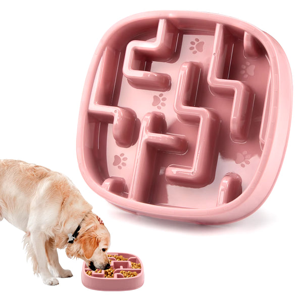 Pet Supplies Dog Cat anti Choking Feeding Food Bowls Puppy Slow down Eating Feeder Dish Prevent Obesity New Product Variety