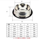 Stainless Steel Pet Dog Bowl Non-Slip Durable Anti-Fall Dogs Feeding Drinking Bowls Cat Puppy Feeding Supplies Small Dog Product